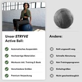 Fitnessbal 65 cm Royal Blue - Ergonomisch Zitten & Trainen met 35% Korting