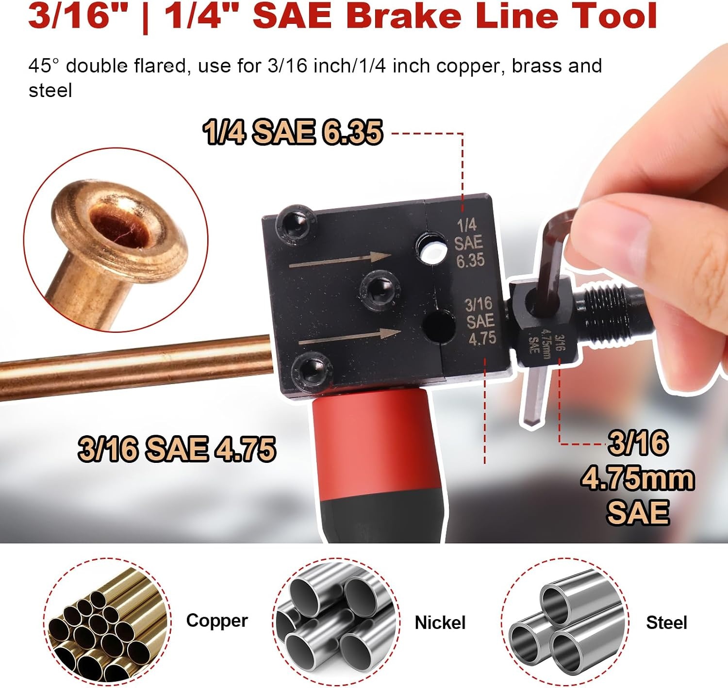 Remleiding Felsset SAE 4,75/6,35mm - 29% Korting!