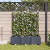 Tuindruppel met Trellis Grijs - 3 stuks met 34% Korting