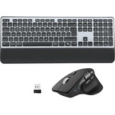 Draadloos Toetsenbord & Muis M9100 - Ergonomisch, Oplaadbaar, Wit 60% Korting