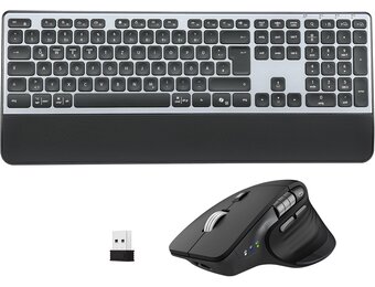 Draadloos Ergonomisch Toetsenbord & Muis M9100 - 34% Korting