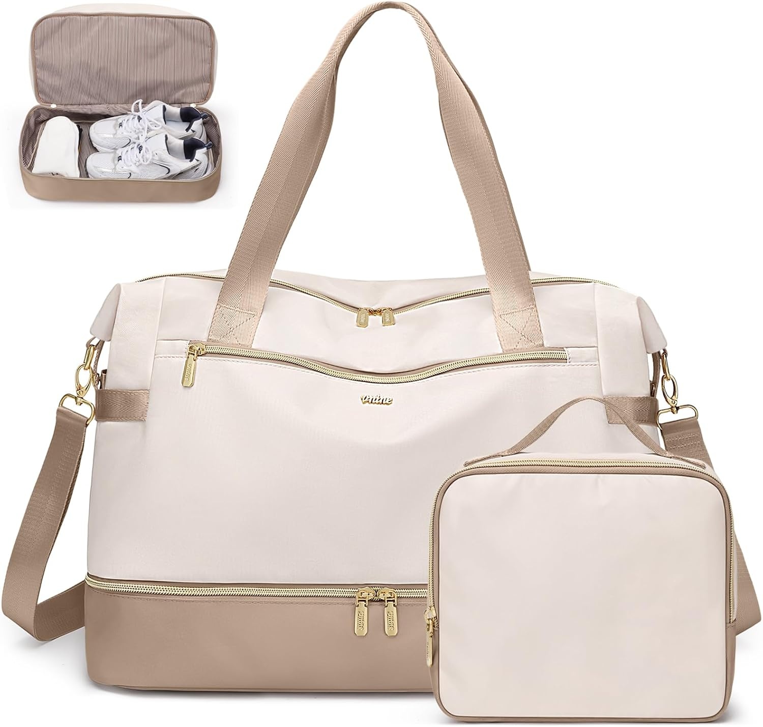Waterdichte Duffle Bag Dames - Weekendtas met Schoenenvak & 34% Korting