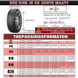 Bandentassen Set (4 stuks) voor 18-22 inch | 600D Textiel | Zwart/Rood | 34% Korting