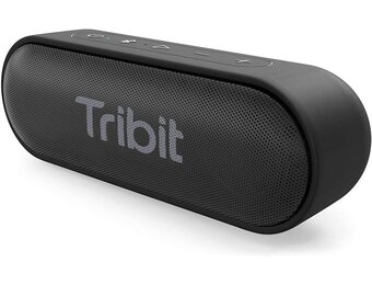 Tribit Bluetooth-luidspreker, XSound Go-luidspreker met 16 W luid geluid en diepere bas, 24 uur speeltijd, IPX7 waterdicht, Bluetooth 5.0 TWS Pairing