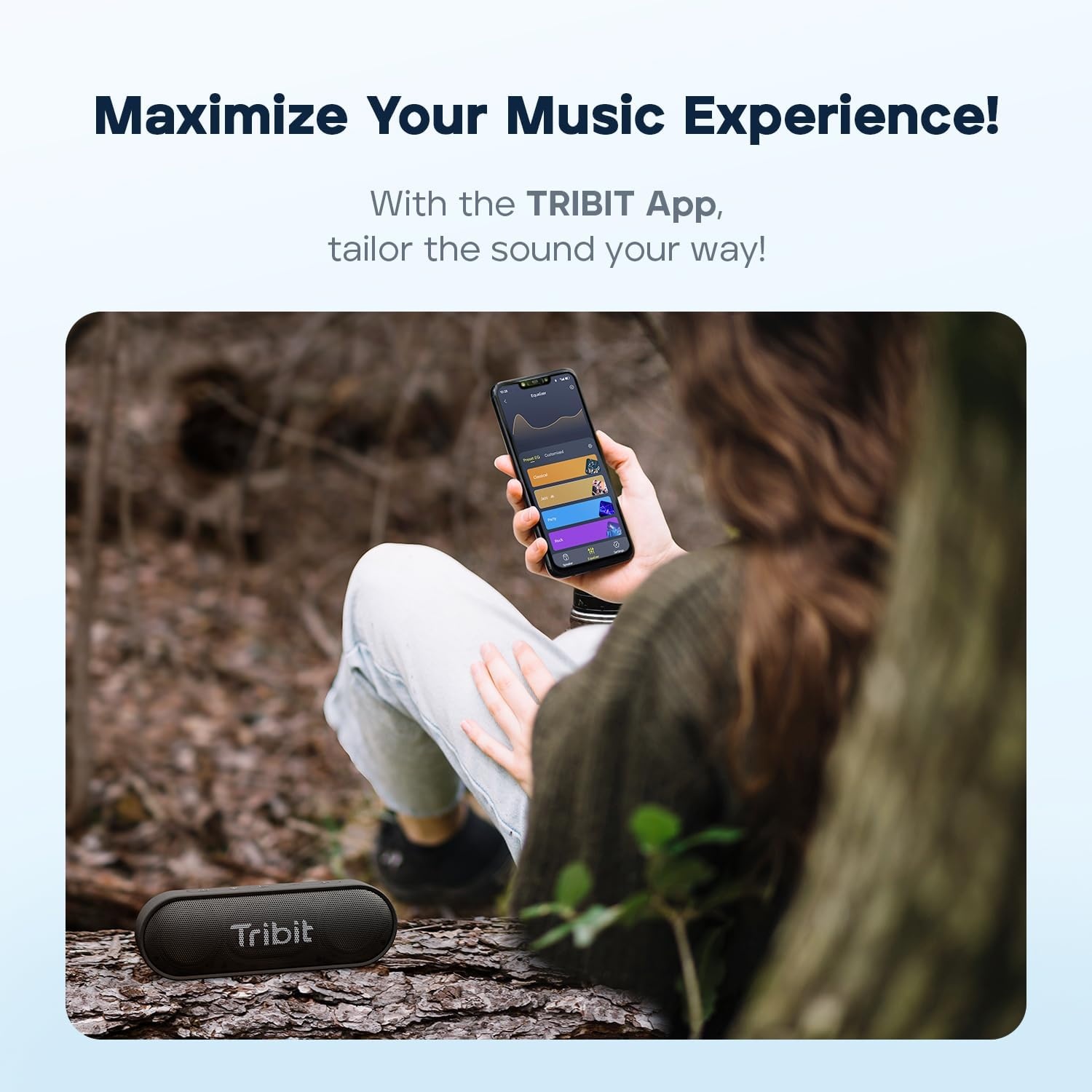 Tribit Bluetooth-luidspreker, XSound Go-luidspreker met 16 W luid geluid en diepere bas, 24 uur speeltijd, IPX7 waterdicht, Bluetooth 5.0 TWS Pairing