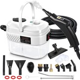 Hand Steam Cleaner, Hand Device with 14 Accessories, 1500 W Multifunctional Steam Cleaner, Steam Pressure 3 Bar, Warm-up Time 15 s, 1400 ml Tank, Hand Steam Cleaner for Cleaning Windows, Sofas, Joints