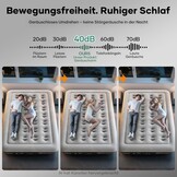 OlarHike Luchtmatras, zelfopblazend, luchtbed, logeerbed, opblaasbaar matras, tent, bank, luchtbed voor 2 personen, zelfopblaasbaar luchtmatras voor camping of thuisgebruik, 200 x 140 x 46 cm