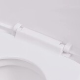 Hangend toilet keramiek wit met soft-close - 30% korting