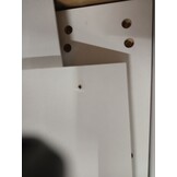 Hoofdeinde met LED (160cm) - Bewerkt Hout Wit - 54% Korting