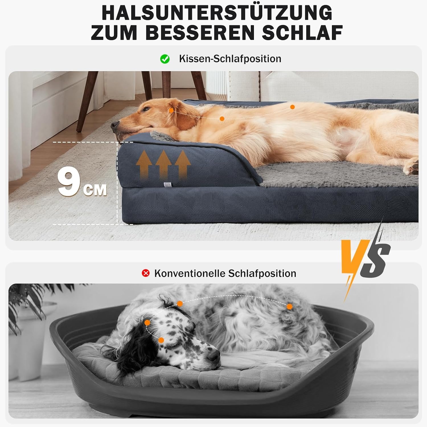Orthopedisch Hondenbed Extra Groot - Wasbaar & Waterdicht - 34% Korting!