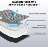 Orthopedisch Hondenbed Extra Groot - Wasbaar & Waterdicht - 34% Korting!