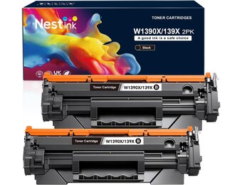 【Met Chip】 W1390X W139X 4000 Pagina's Toner W1390A W139A compatibel met HP Laserjet Pro MFP 3102fdw Toner 3102fdn 3002dw 3002dn werkt NIET met H P+ Printers (met E-Model) 2-Pack