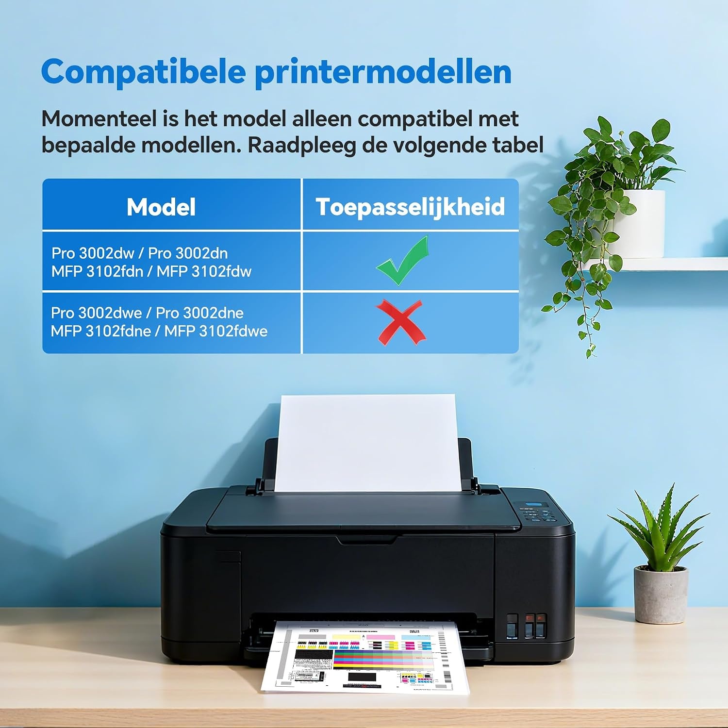 2-pack Zwarte Toner Cartridges HP Laserjet Pro MFP 3102fdw/fdn 3002dw/dn - 4000 pagina's - 60% Korting