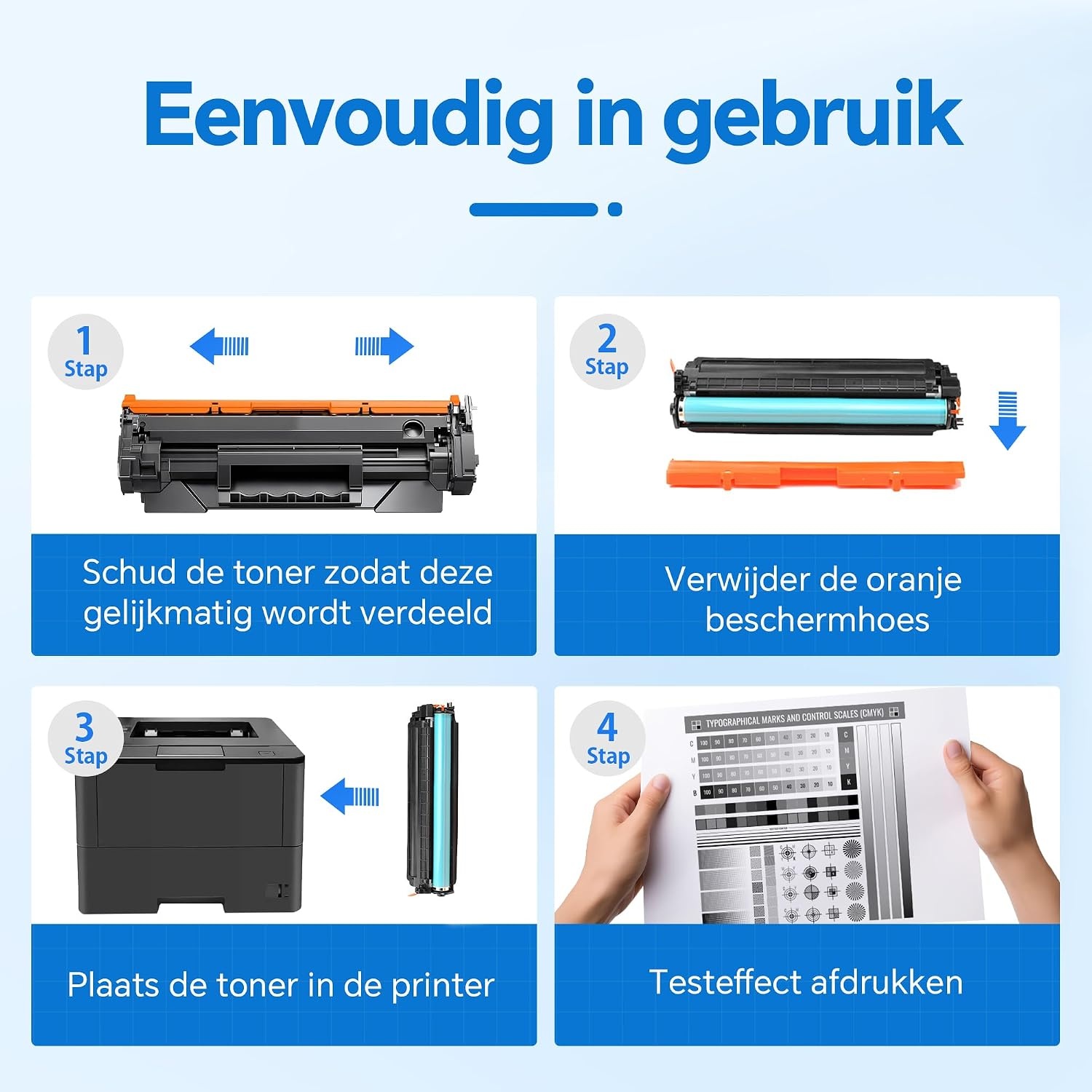 2-pack Zwarte Toner Cartridges HP Laserjet Pro MFP 3102fdw/fdn 3002dw/dn - 4000 pagina's - 60% Korting