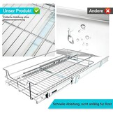 33% Korting: Uittrekbare Keukenlade Organizer | Verchroomd | 38x43 cm