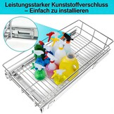 33% Korting: Uittrekbare Keukenlade Organizer | Verchroomd | 38x43 cm