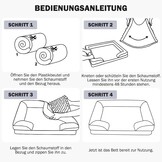 JOEJOY Extra groot orthopedisch hondenbed, extra groot, wasbaar kattenbed, hondenkussen met honingraatstructuur en afneembare waterdichte voering, schuimrubber, orthopedisch, grijs