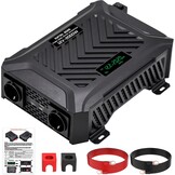 DATOUBOSS Omvormer 12v naar 230v Zuivere Sinus 2000W/4000W, Omvormer 12v naar 230v met 2 EU Stopcontacten, USB & Type-c-uitgang en LCD-Display, Voor Thuis, Campers, Vrachtwagens