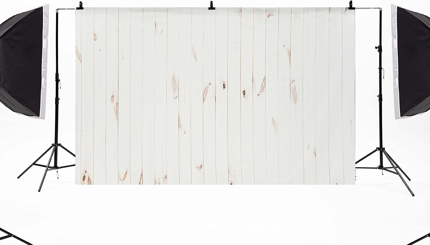 Fotoachtergrond Witte Houten Textuur 2,2 x 1,5 m - 58% Korting