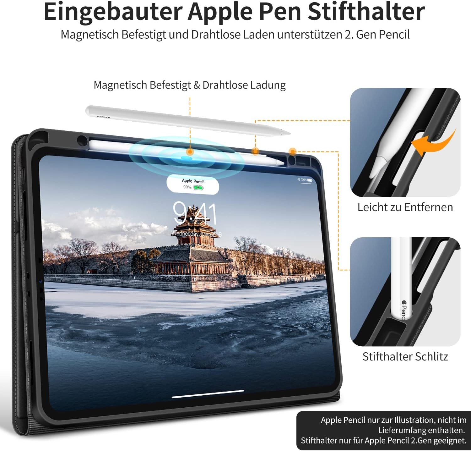 iPad Pro 12.9 Hoes Zwart - 33% Korting!