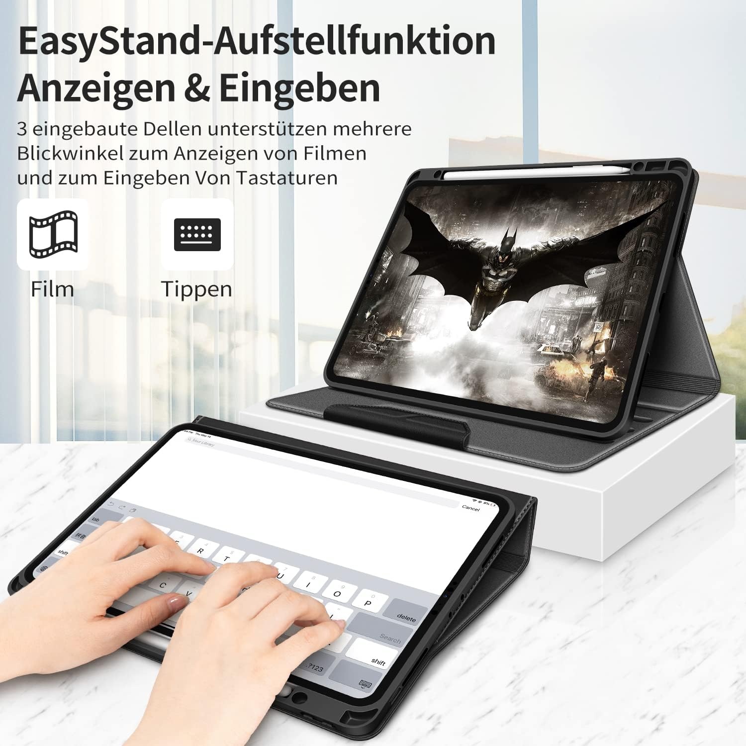 iPad Pro 12.9 Hoes Zwart - 33% Korting!