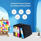 Inktcartridges T7561-T7564 voor Epson Workforce Pro WF-8090/8500 (4-pack) - 57% Korting!