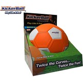 Effect Voetbal Trick Bal - Aerodynamisch - Oranje/Wit - 22 cm - Vanaf 6 jaar