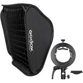 Opvouwbare Softbox 60x60cm met Grid & S2 Bracket: 34% Korting