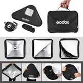 Opvouwbare Softbox 60x60cm met Grid & S2 Bracket: 34% Korting