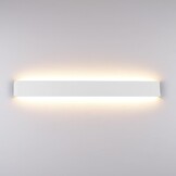 LED Wandlamp 91 cm Wit Aluminium 30W Warm Wit - 60% Korting