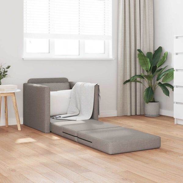 Slaapbank Vloermodel 2-in-1 Taupe - 59% Korting!