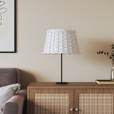 Wicker Lampenkap Wit 45x28 cm - 72% Korting