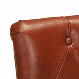 vidaXL Eetkamerstoelen (2 st) - Bruin Echt Geitenleer - 41% Korting