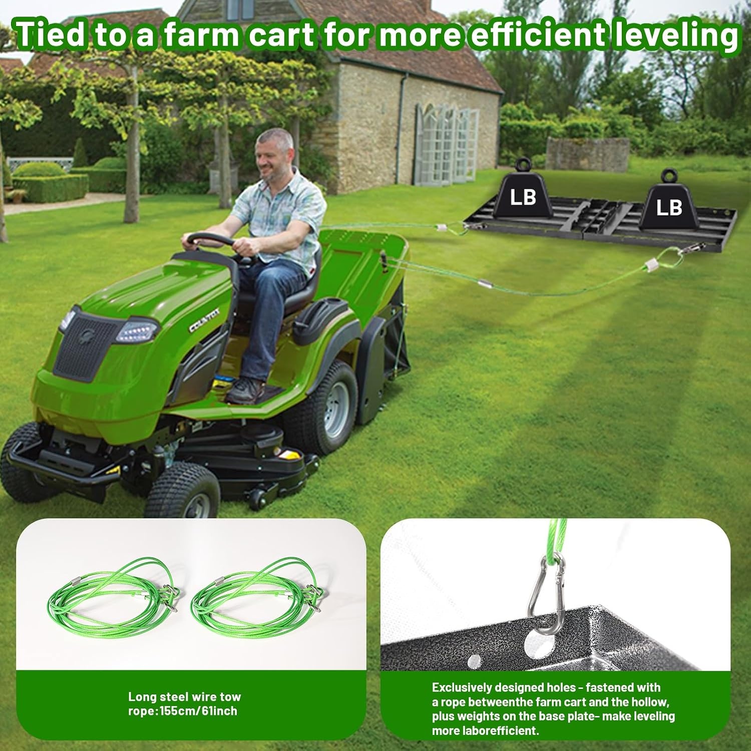 Garden Rake Lawn Leveling