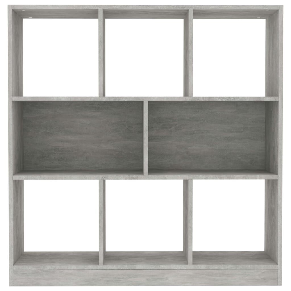 vidaXL Boekenkast 97,5x29,5x100 cm bewerkt hout betongrijs