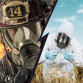 Volgelaatsmasker met 40mm Koolstoffilter: Nucleaire/Chemische Bescherming