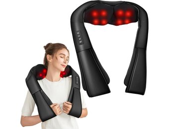 Brelley Nekmassager met Warmte | 3 Intensiteiten, Shiatsu | 33% Korting