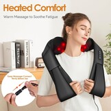 Brelley Nekmassager met Warmte | 3 Intensiteiten, Shiatsu | 33% Korting