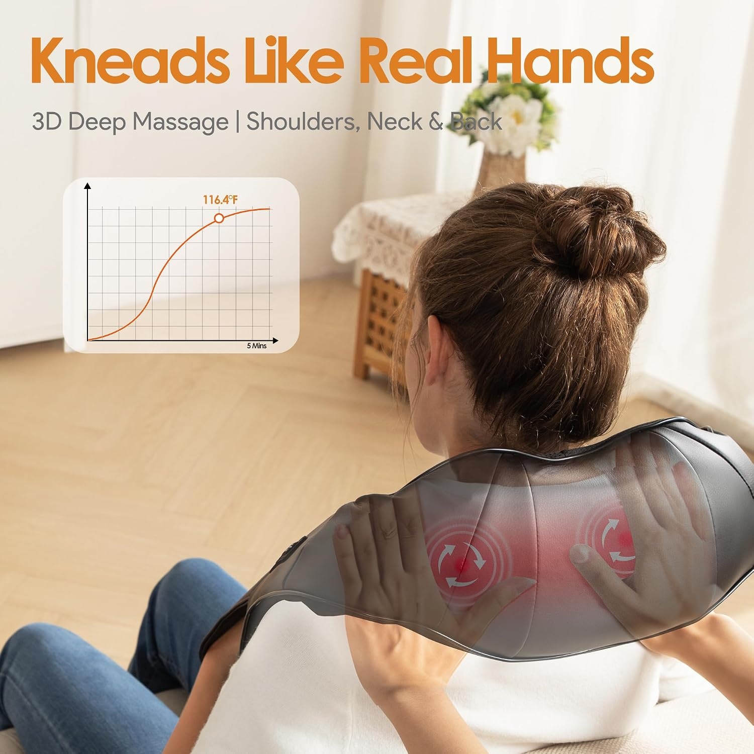 Nekmassageapparaat met Warmte - 29% Korting