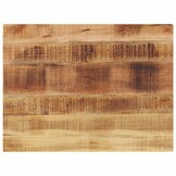 Tafelblad Massief Mangohout 80x70cm - 34% Korting!