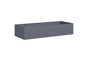 VidaXL Stalen Plantenbak 200x80x40 cm Antraciet (41% Korting)