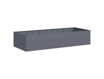 Plantenbak Staal Antraciet 200x80x40 cm - 35% Korting