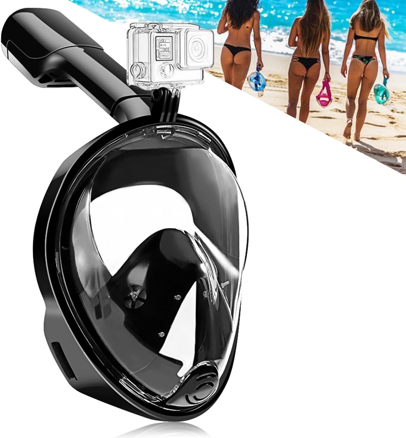 180° Volgelaats Snorkelmasker - Anti-Mist & Lekvrij