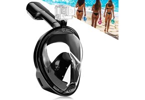 Volgelaats Snorkelmasker - 180° Zicht, Anti-condens & Lekvrij