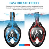 180° Volgelaats Snorkelmasker - Anti-Mist & Lekvrij
