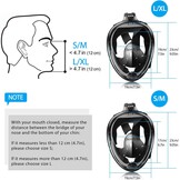 180° Volgelaats Snorkelmasker - Anti-Mist & Lekvrij