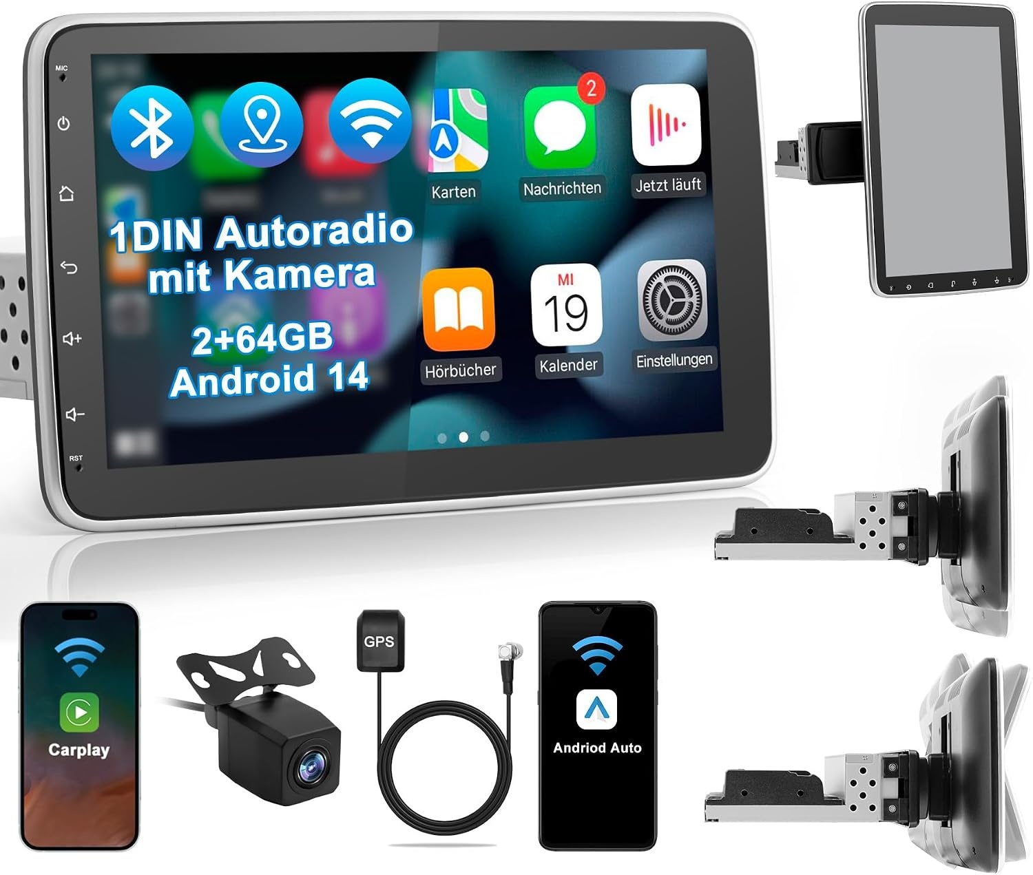 Autoradio met 10.1" Draaibaar Scherm & Navigatie - 30% Korting!