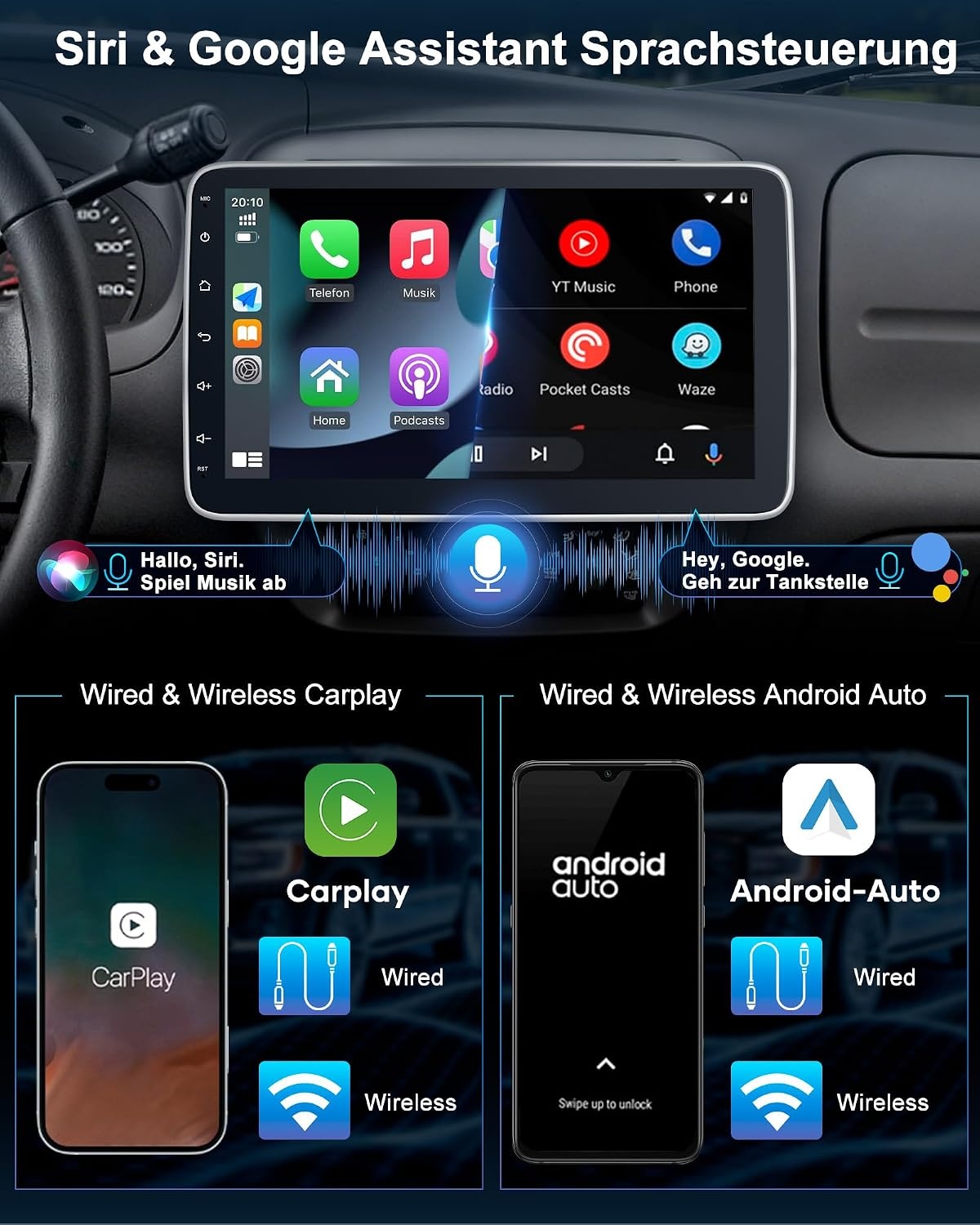 Autoradio met 10.1" Draaibaar Scherm & Navigatie - 30% Korting!