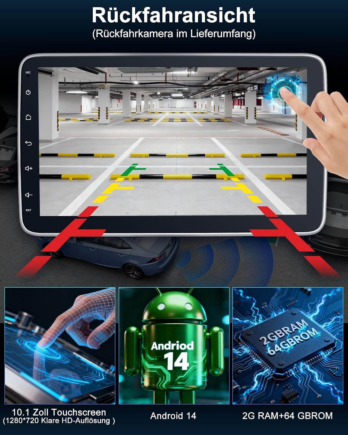 Autoradio met 10.1" Draaibaar Scherm & Navigatie - 30% Korting!