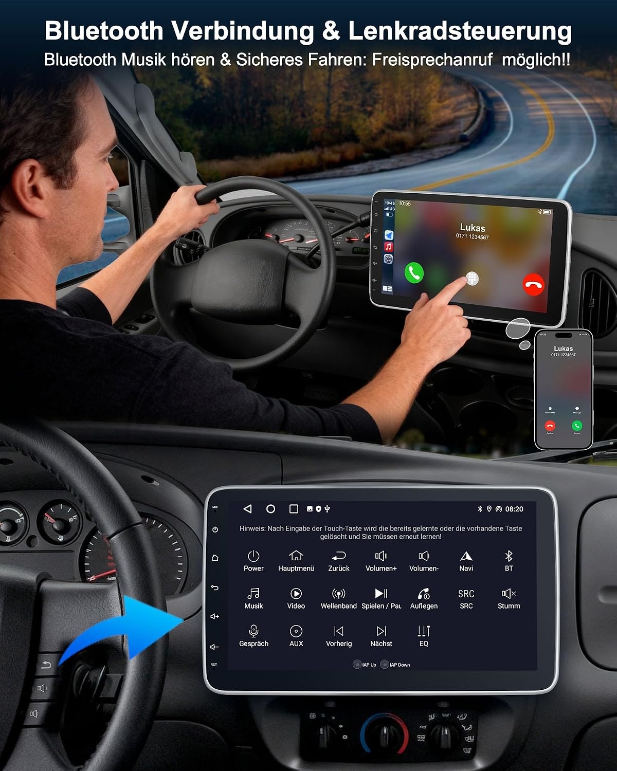 Autoradio met 10.1" Draaibaar Scherm & Navigatie - 30% Korting!